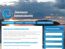 Tablet Screenshot of joensuunkalastuskunta.fi